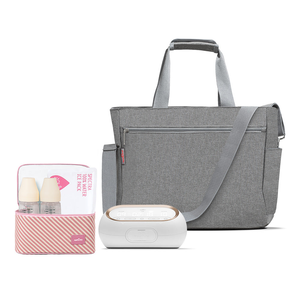 Synergy Gold® Portable Pump Bundle – Tote & Pink Cooler